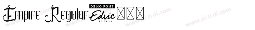 Empire Regular字体转换